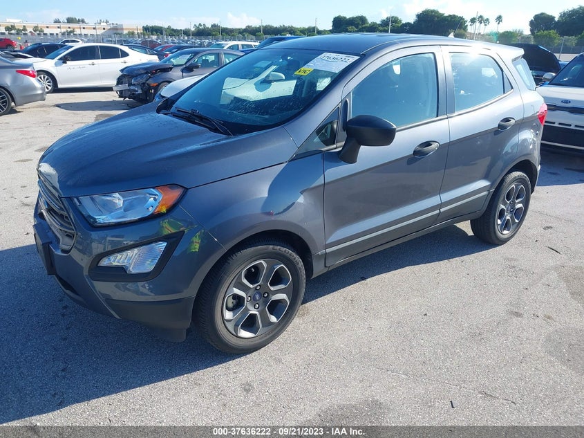 VIN MAJ3S2FE4LC316029 2020 FORD ECOSPORT S