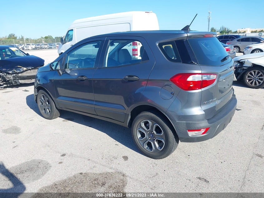 VIN MAJ3S2FE4LC316029 2020 FORD ECOSPORT S
