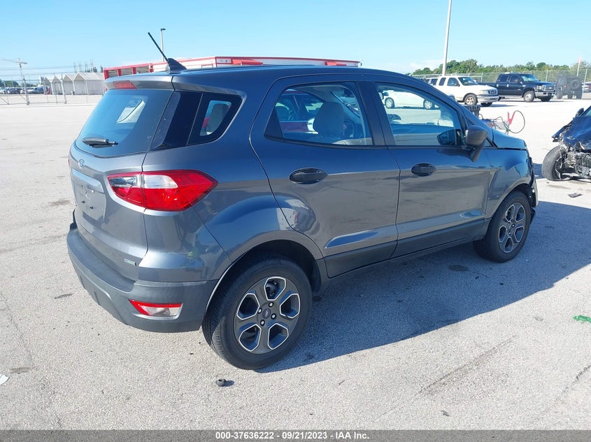 VIN MAJ3S2FE4LC316029 2020 FORD ECOSPORT S