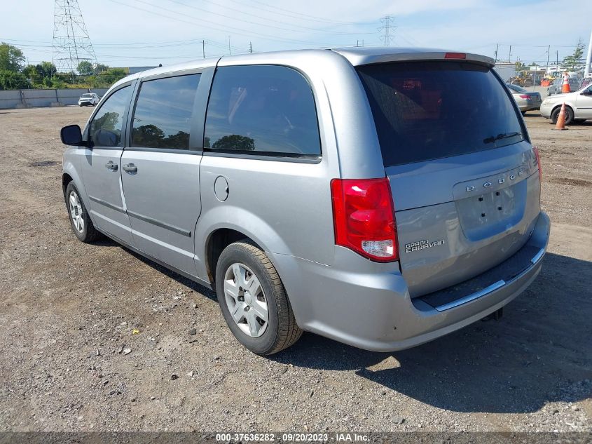 2013 DODGE GRAND CARAVAN SE - 2C4RDGBG1DR546641
