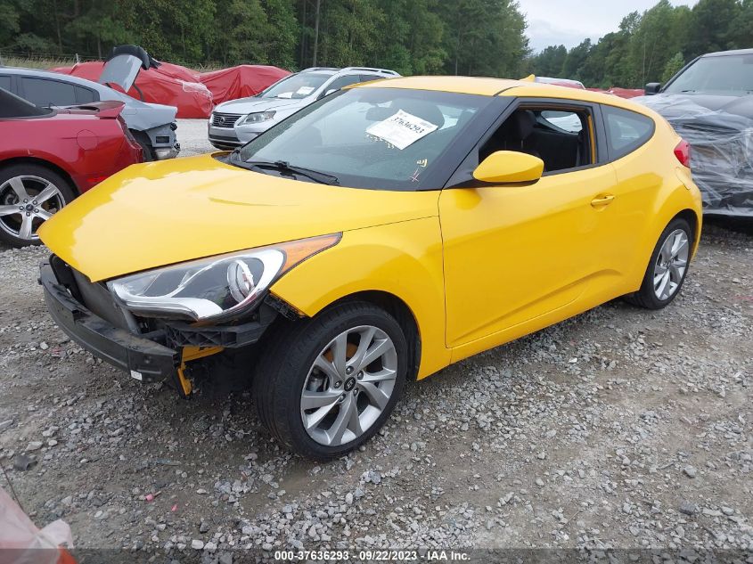 2016 HYUNDAI VELOSTER - KMHTC6AD9GU269556