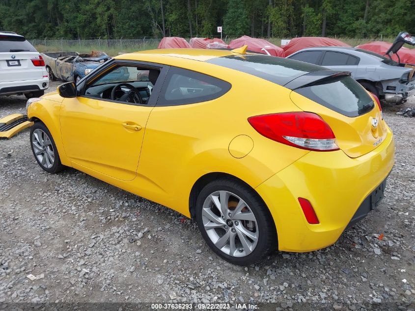 2016 HYUNDAI VELOSTER - KMHTC6AD9GU269556