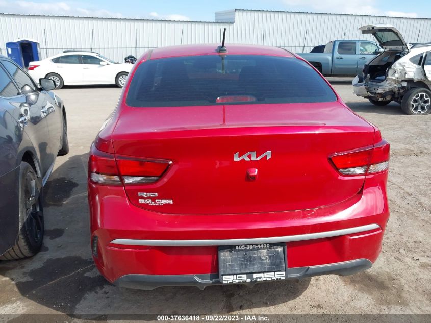 2022 KIA RIO S - 3KPA24ADXNE455086
