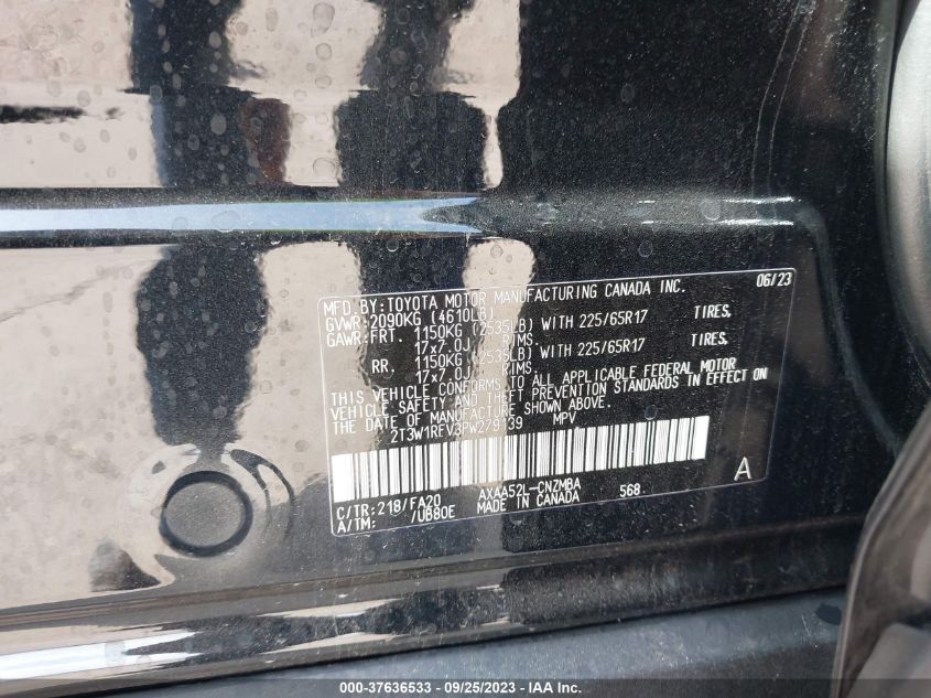 2023 TOYOTA RAV4 XLE - 2T3W1RFV3PW279139