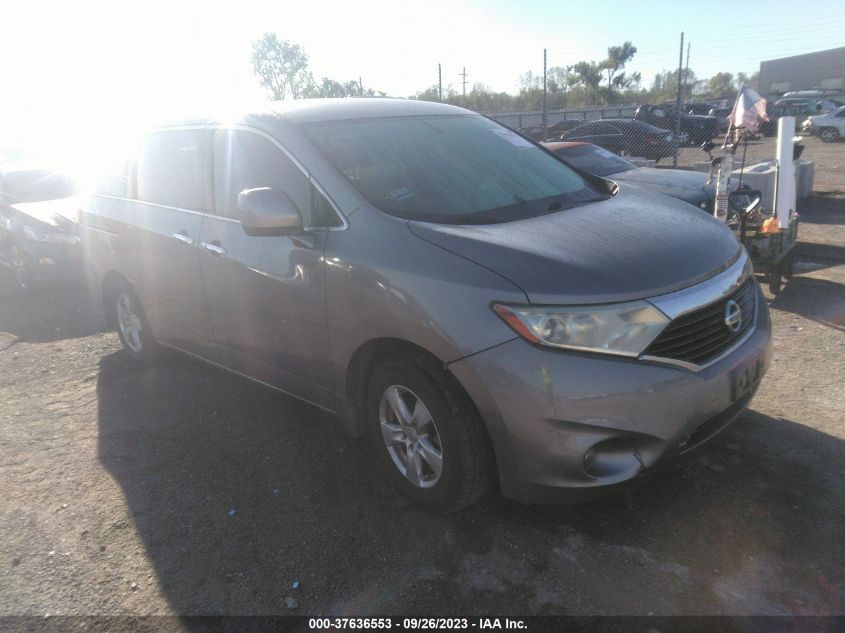 2013 NISSAN QUEST SV - JN8AE2KP6D9068630