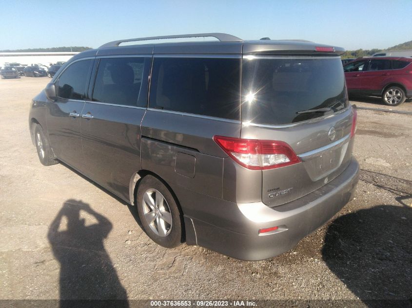 2013 NISSAN QUEST SV - JN8AE2KP6D9068630