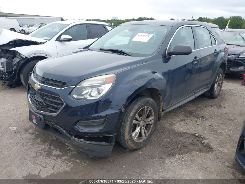 2017 CHEVROLET EQUINOX LS - 2GNALBEK8H1512002