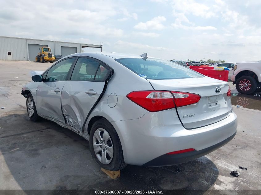 2015 KIA FORTE LX - KNAFK4A61F5415108