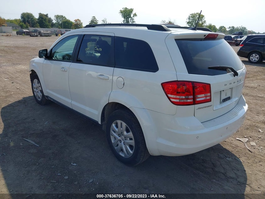 VIN 3C4PDCAB1LT199734 2020 DODGE JOURNEY SE VALUE