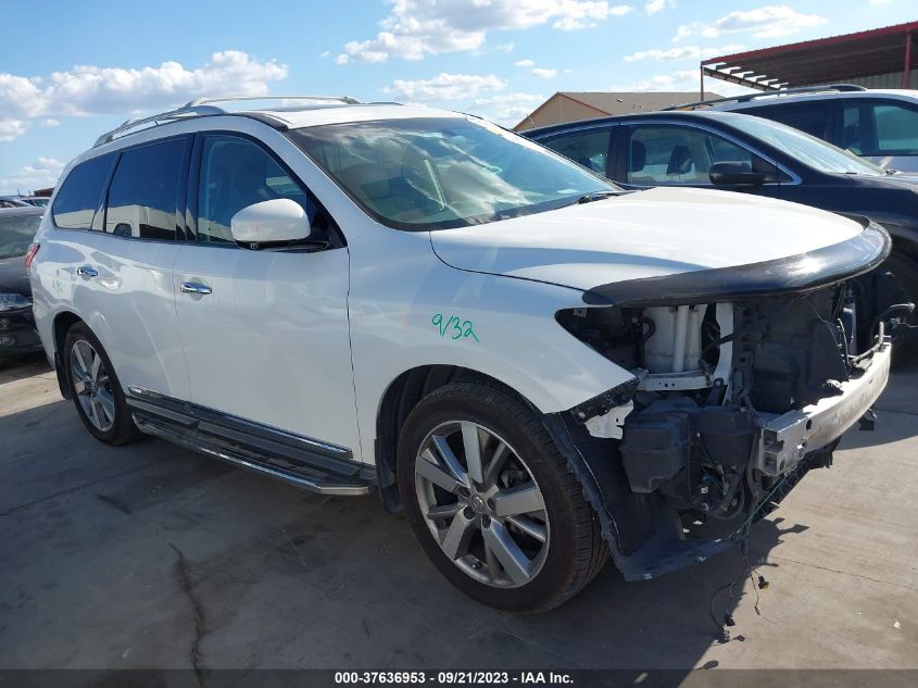 2013 NISSAN PATHFINDER PLATINUM - 5N1AR2MMXDC682548