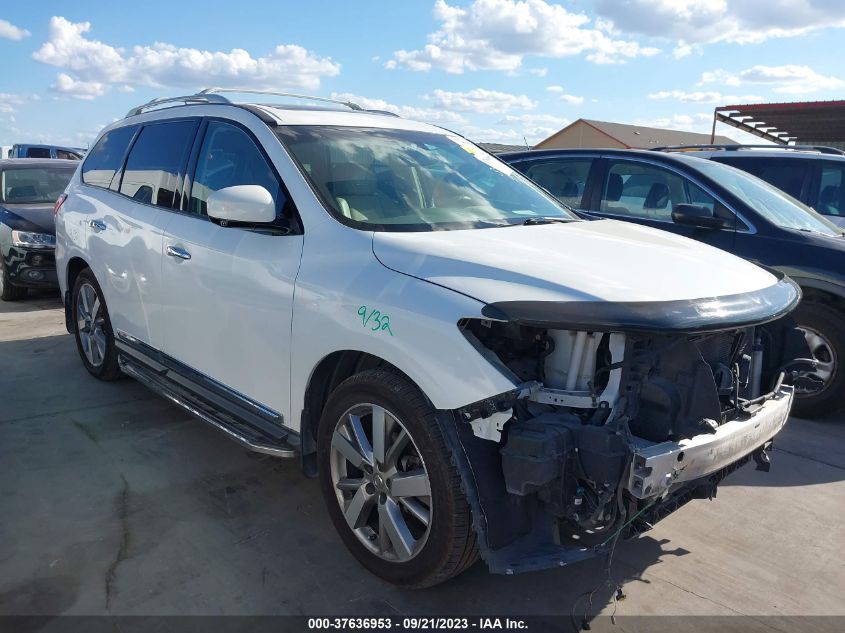 2013 NISSAN PATHFINDER PLATINUM - 5N1AR2MMXDC682548
