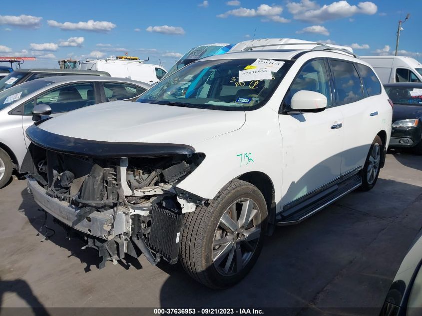 2013 NISSAN PATHFINDER PLATINUM - 5N1AR2MMXDC682548