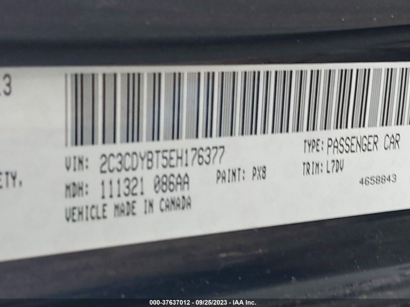 2014 DODGE CHALLENGER R/T - 2C3CDYBT5EH176377