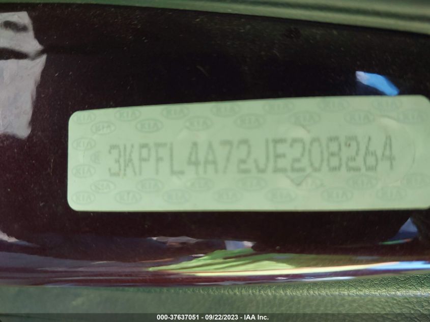 2018 KIA FORTE LX - 3KPFL4A72JE208264