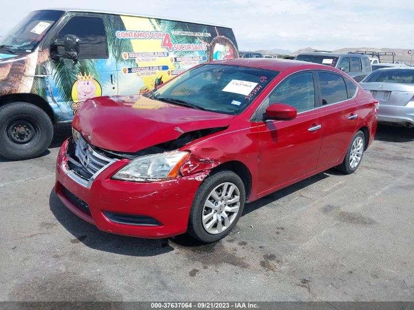 2014 NISSAN SENTRA S/SV/SR/SL - 3N1AB7AP7EY229696