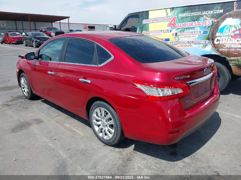 2014 NISSAN SENTRA S/SV/SR/SL - 3N1AB7AP7EY229696