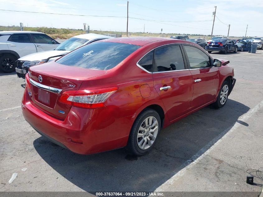 2014 NISSAN SENTRA S/SV/SR/SL - 3N1AB7AP7EY229696