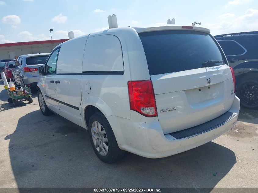 2014 RAM CARGO VAN TRADESMAN 2C4JRGAG4ER428200