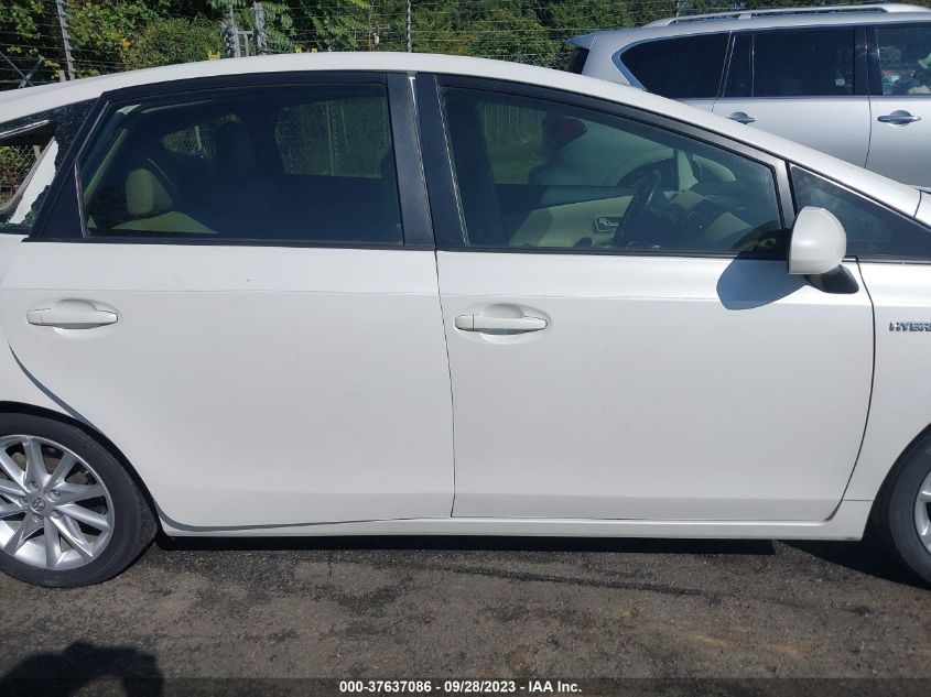 2013 TOYOTA PRIUS V TWO/THREE/FIVE - JTDZN3EUXD3212107