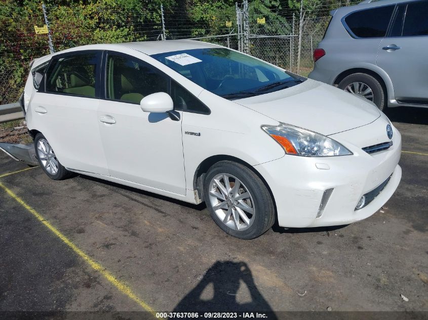 2013 TOYOTA PRIUS V TWO/THREE/FIVE - JTDZN3EUXD3212107
