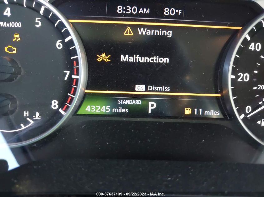 2022 NISSAN PATHFINDER SV - 5N1DR3BA9NC213383
