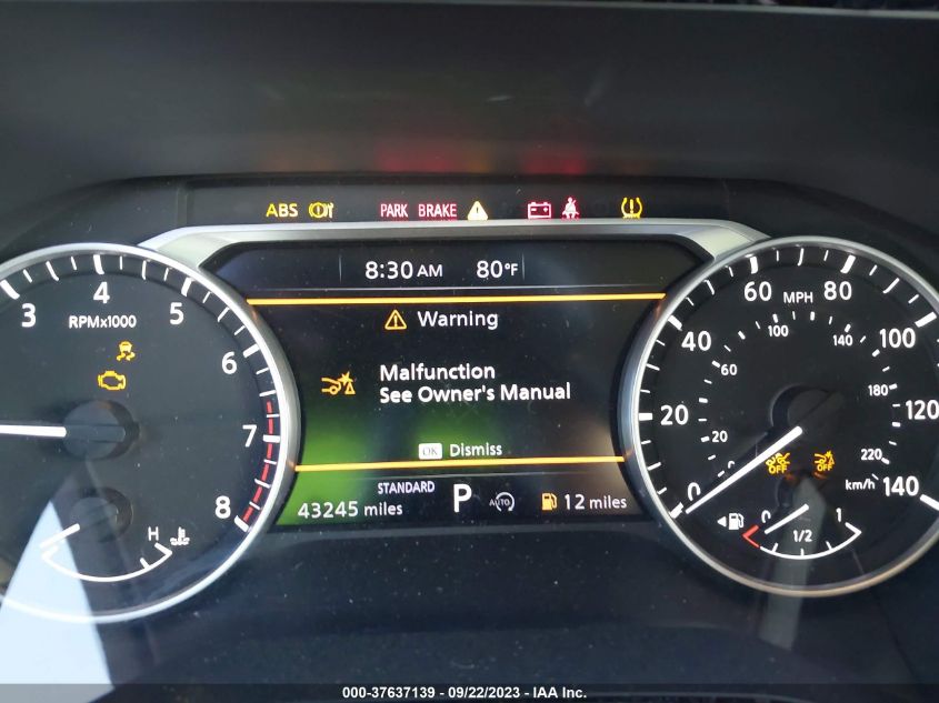 2022 NISSAN PATHFINDER SV - 5N1DR3BA9NC213383