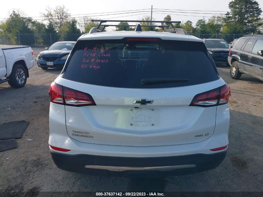 2022 CHEVROLET EQUINOX LT - 3GNAXUEV1NL290567