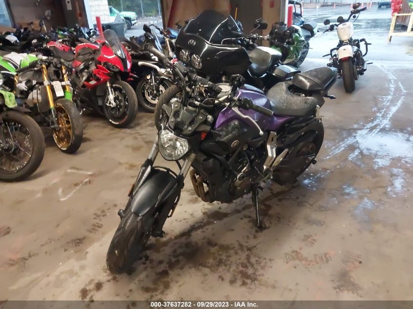 2017 YAMAHA FZ07 JYARM06E7HA012873