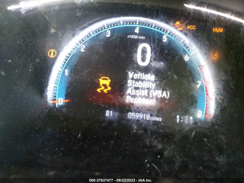 2019 HONDA CIVIC HATCHBACK LX - SHHFK7H38KU422015