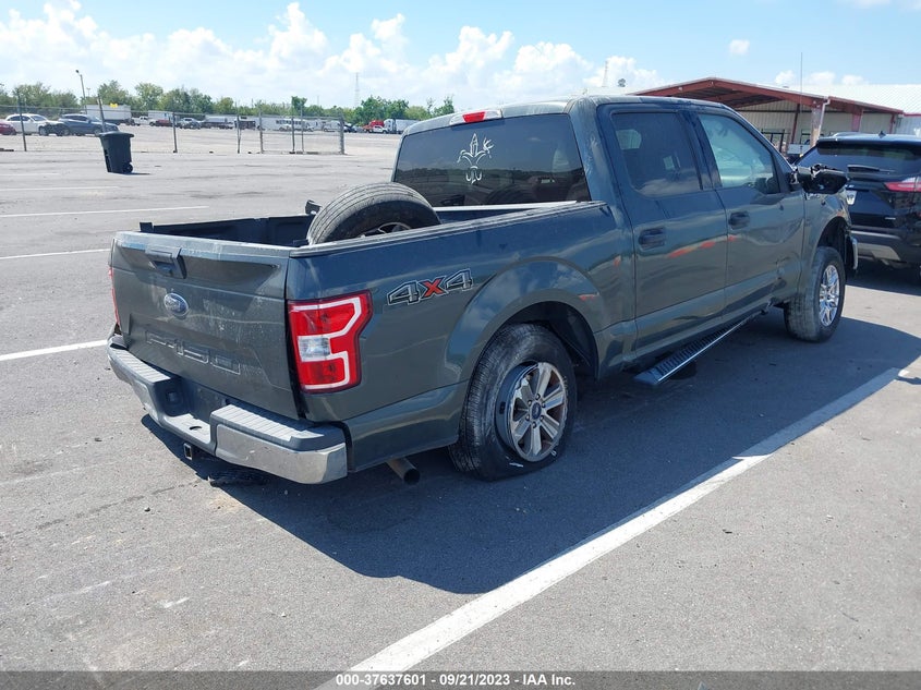 VIN 1FTEW1EBXJKE17684 2018 FORD F-150 XL/XLT