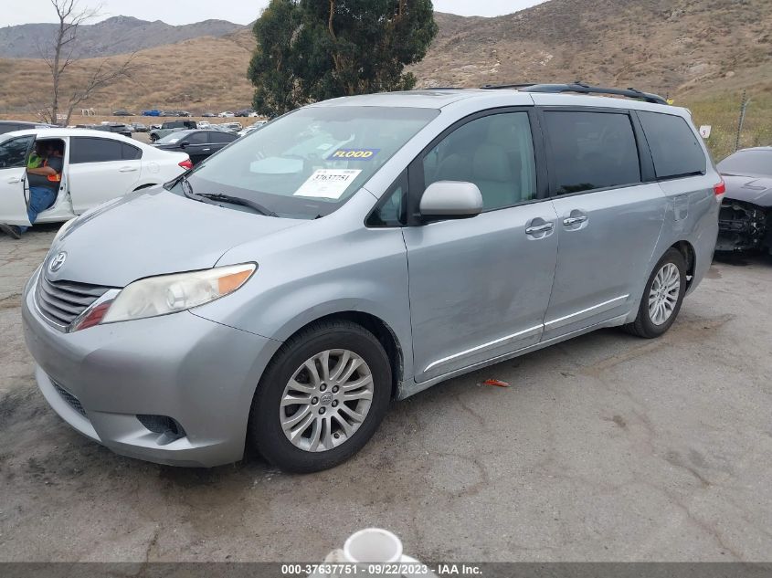 2014 TOYOTA SIENNA XLE/LIMITED - 5TDYK3DC3ES519809