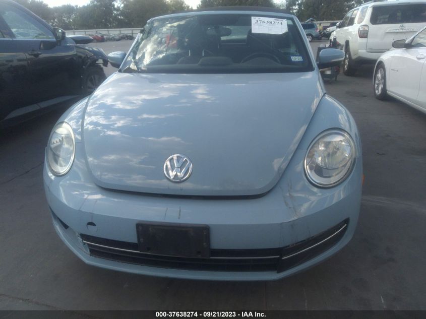 2013 VOLKSWAGEN BEETLE CONVERTIBLE 2.0L TDI 3VW5L7AT8DM815917