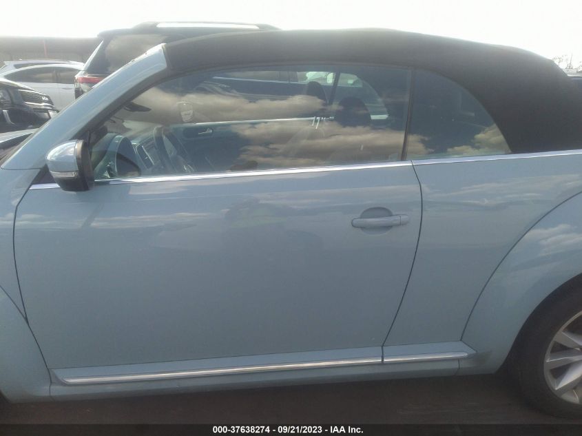 2013 VOLKSWAGEN BEETLE CONVERTIBLE 2.0L TDI 3VW5L7AT8DM815917