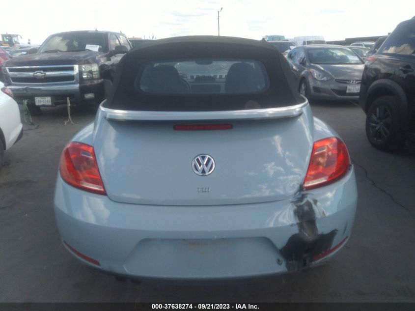 2013 VOLKSWAGEN BEETLE CONVERTIBLE 2.0L TDI 3VW5L7AT8DM815917