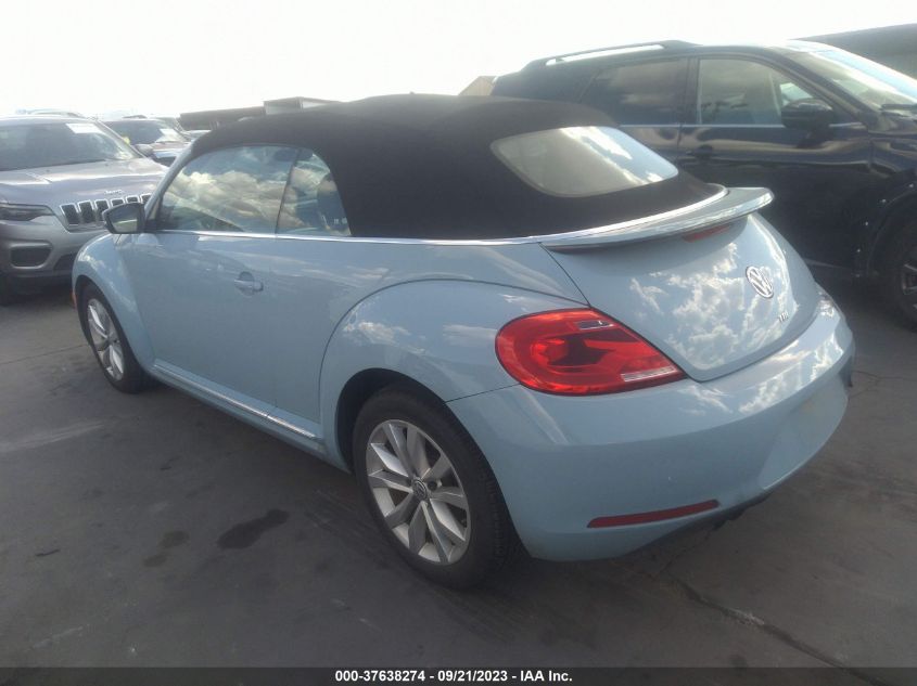 2013 VOLKSWAGEN BEETLE CONVERTIBLE 2.0L TDI 3VW5L7AT8DM815917