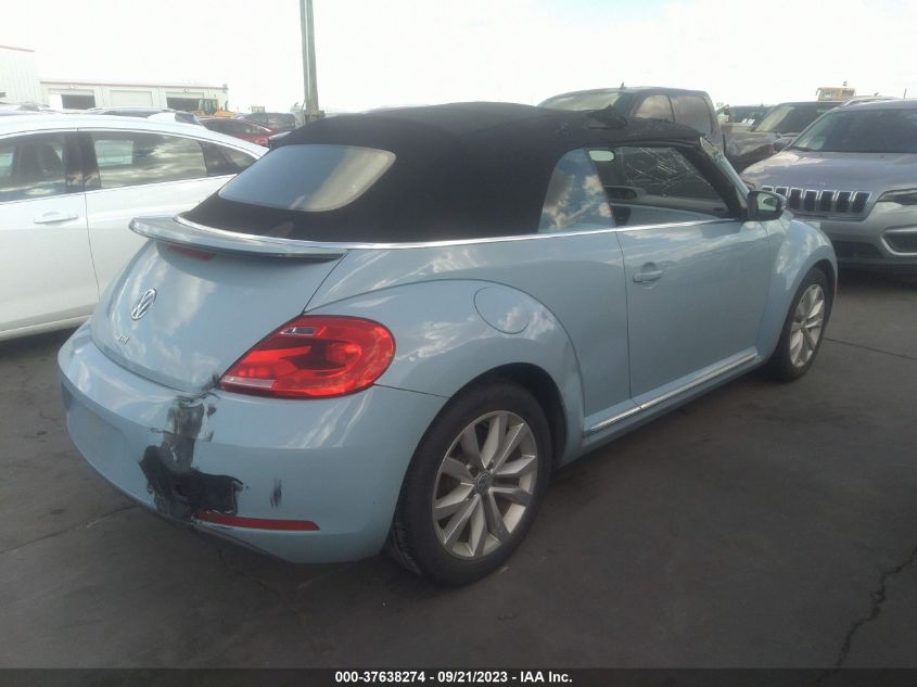 2013 VOLKSWAGEN BEETLE CONVERTIBLE 2.0L TDI 3VW5L7AT8DM815917