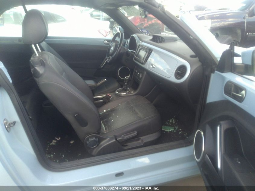 2013 VOLKSWAGEN BEETLE CONVERTIBLE 2.0L TDI 3VW5L7AT8DM815917