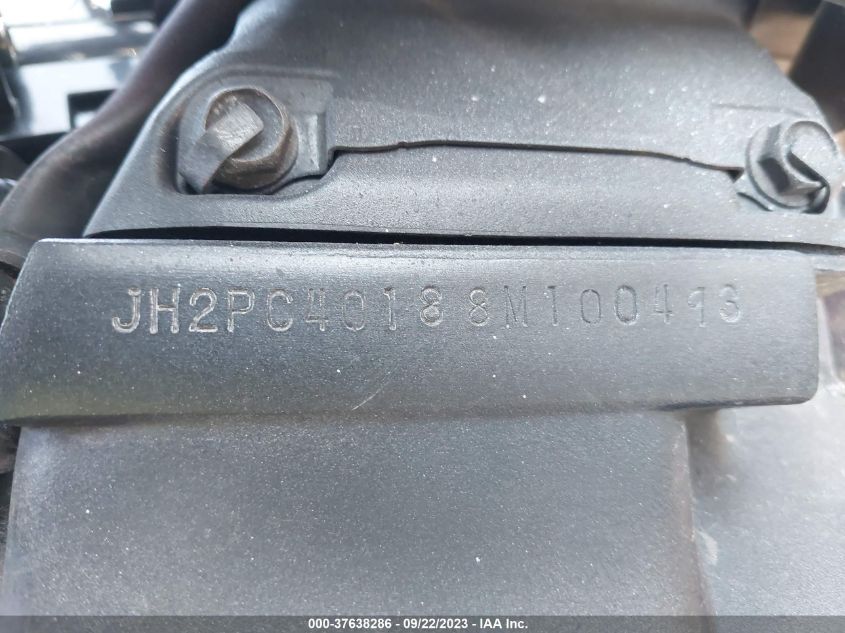 2008 HONDA CBR600 RR - JH2PC40188M100493