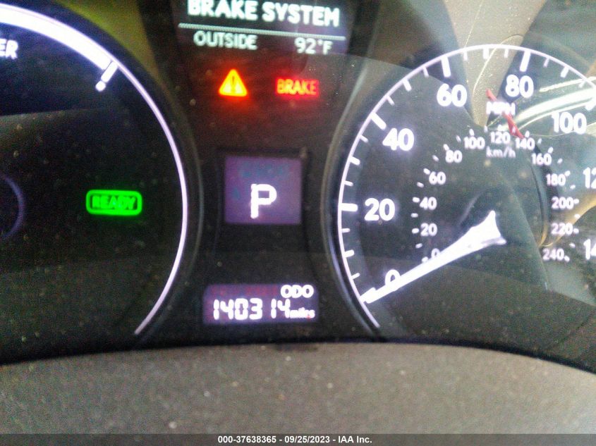 2013 LEXUS RX 450H JTJZB1BA2D2006578