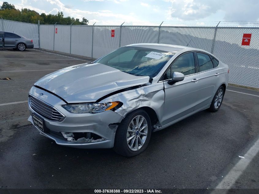 2017 FORD FUSION SE - 3FA6P0H70HR396522