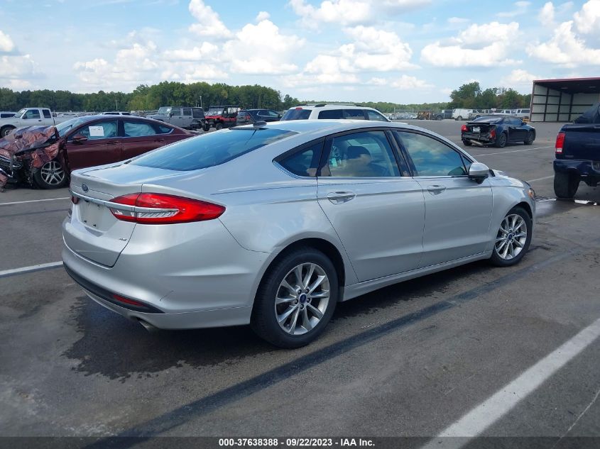 2017 FORD FUSION SE - 3FA6P0H70HR396522