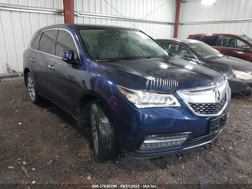 2015 ACURA MDX TECH PKG - 5FRYD4H48FB008796