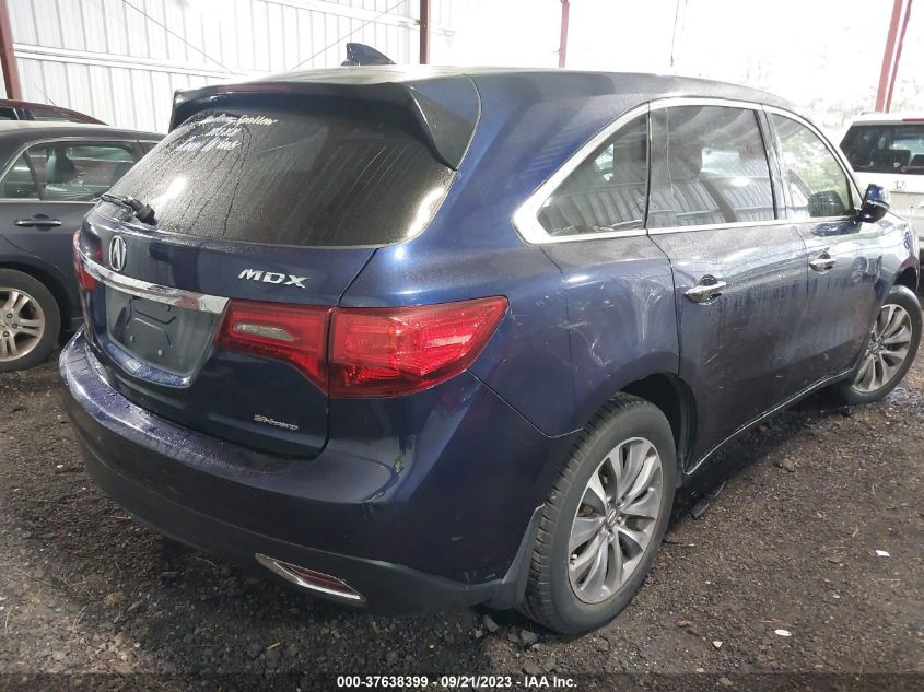 2015 ACURA MDX TECH PKG - 5FRYD4H48FB008796