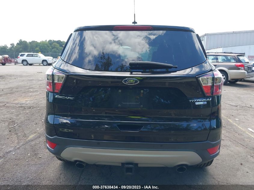 2017 FORD ESCAPE TITANIUM - 1FMCU9J98HUD41908