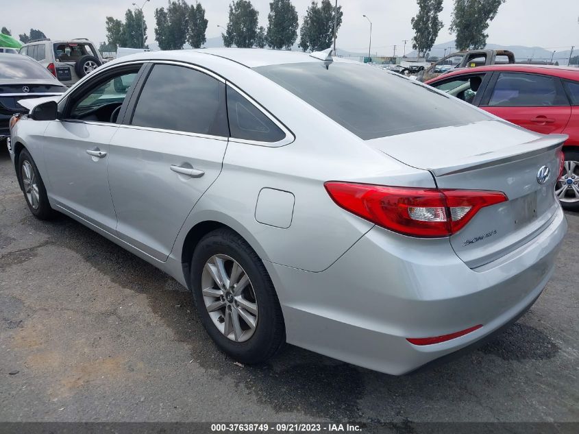 2016 HYUNDAI SONATA 2.4L SE - 5NPE24AF0GH360909