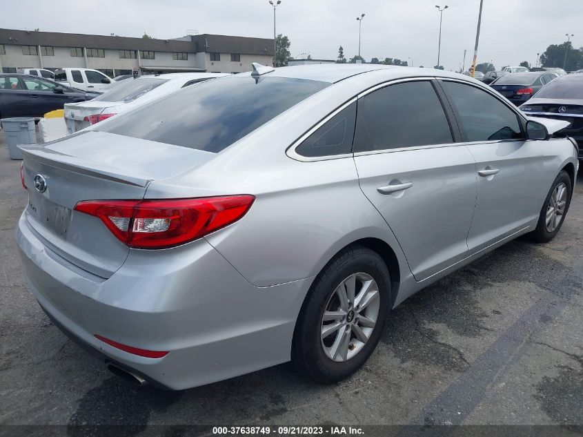 2016 HYUNDAI SONATA 2.4L SE - 5NPE24AF0GH360909