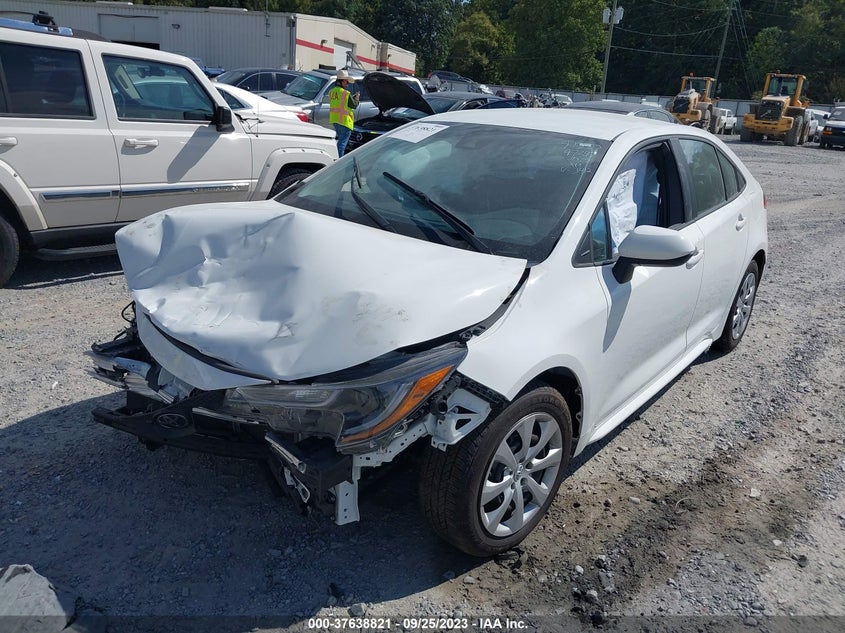 VIN 5YFEPMAEXMP243412 2021 TOYOTA COROLLA LE