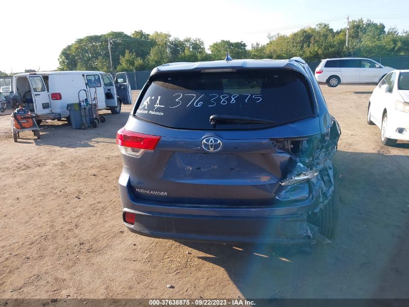 2019 TOYOTA HIGHLANDER SE/XLE - 5TDJZRFH6KS990602