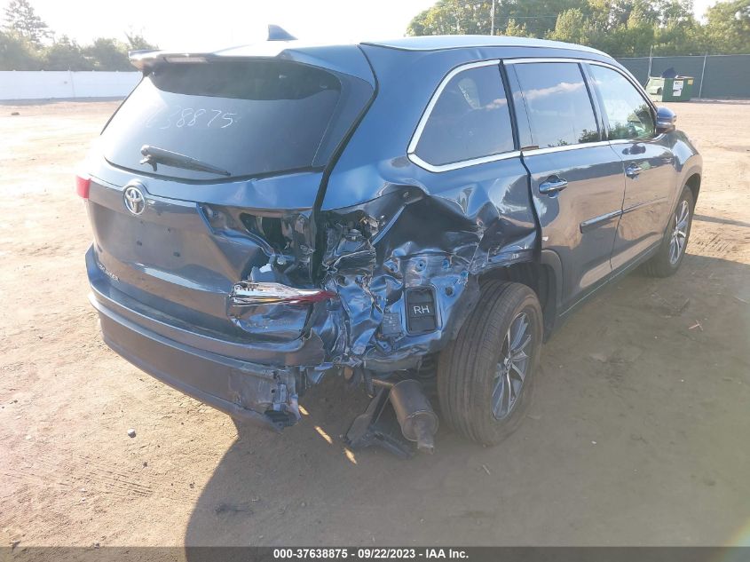 2019 TOYOTA HIGHLANDER SE/XLE - 5TDJZRFH6KS990602