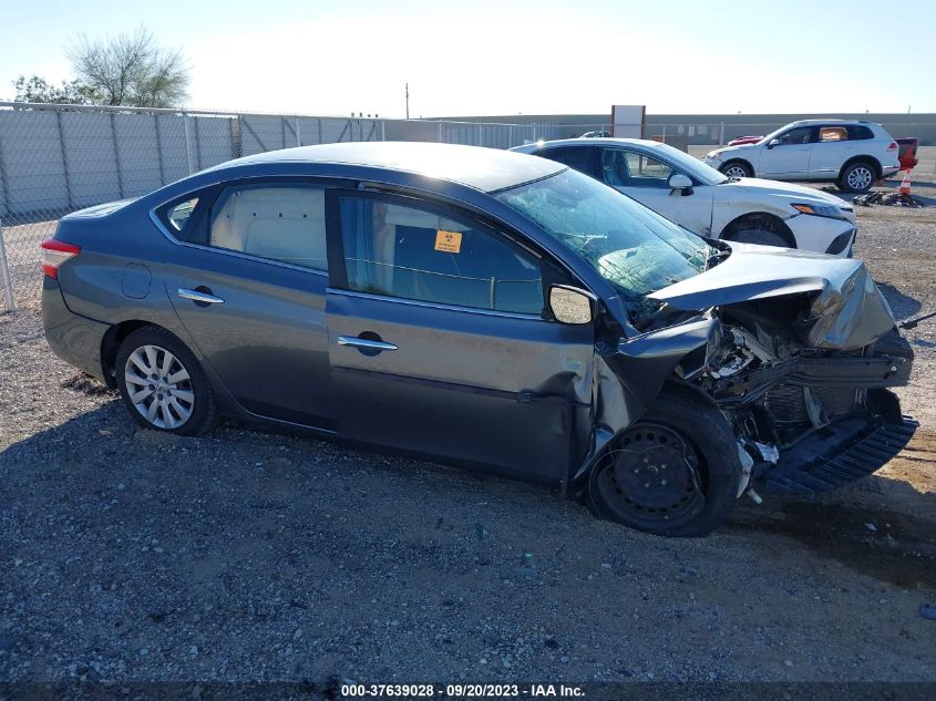 2015 NISSAN SENTRA S - 3N1AB7AP8FY342378